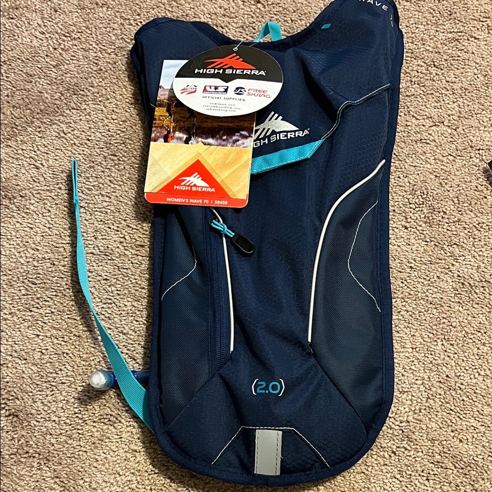 High Sierra Blue Hydration Backpack